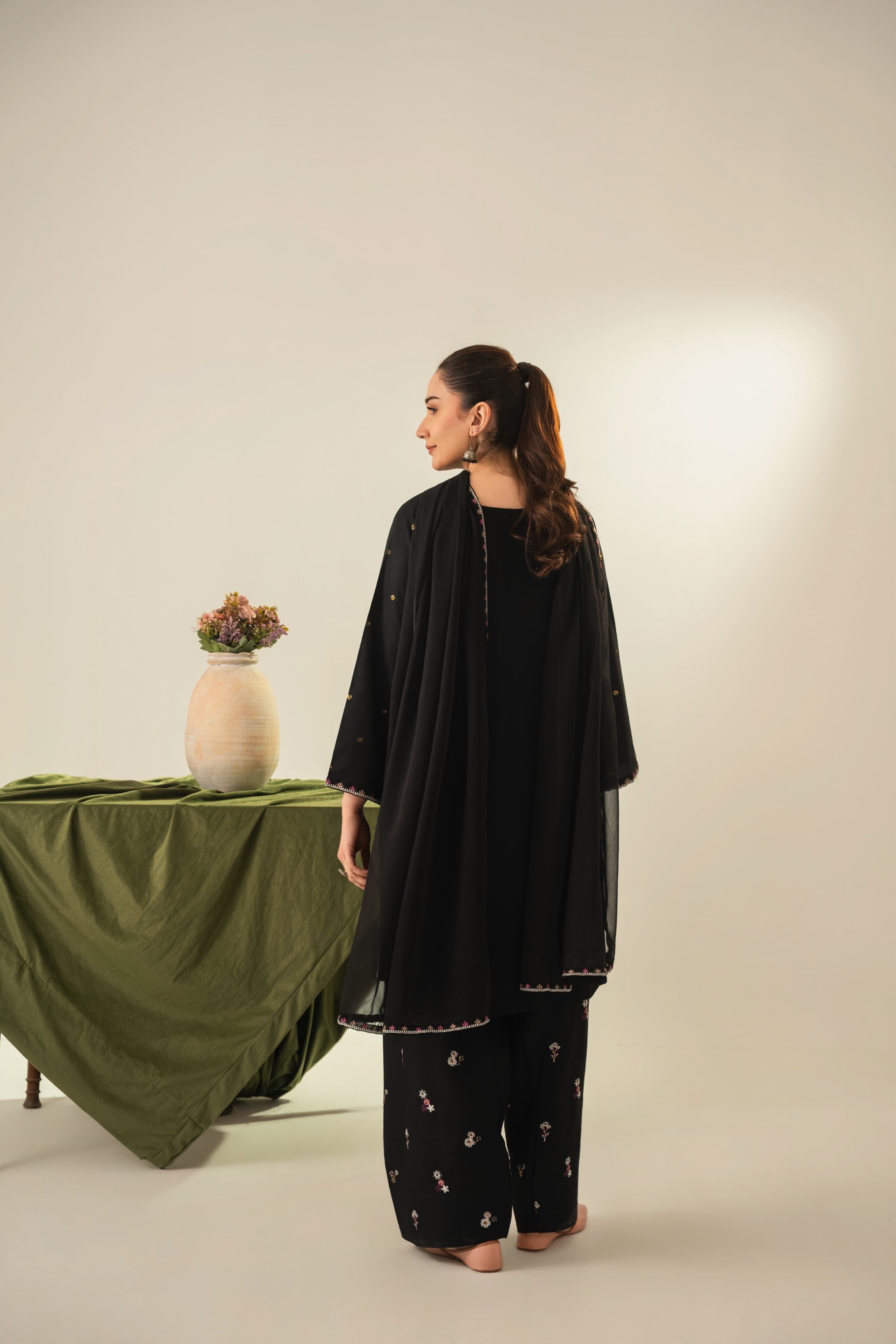 ZARQA Embroidered 3 pc