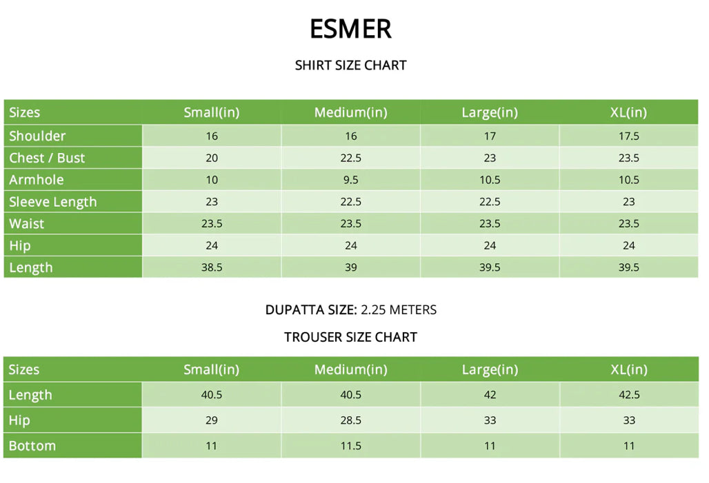 ESMER Embroidered 3 pc