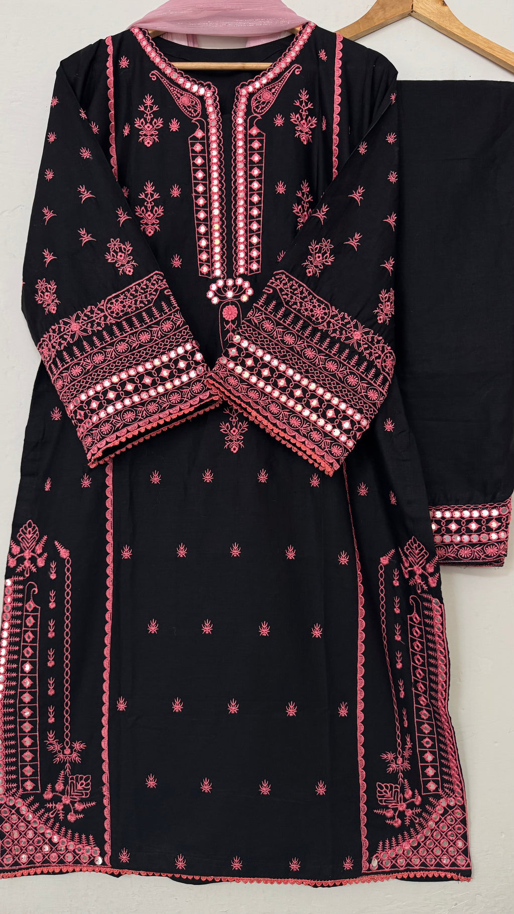 AJAL Embroidered 2 pc set