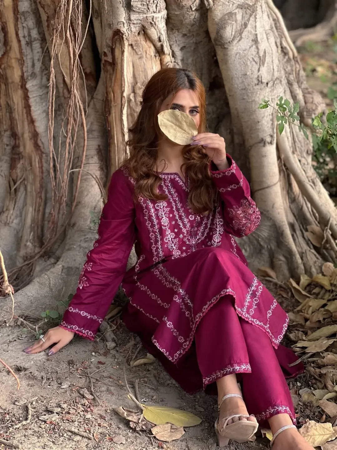 SHYRL Embroidered 2 pc Set