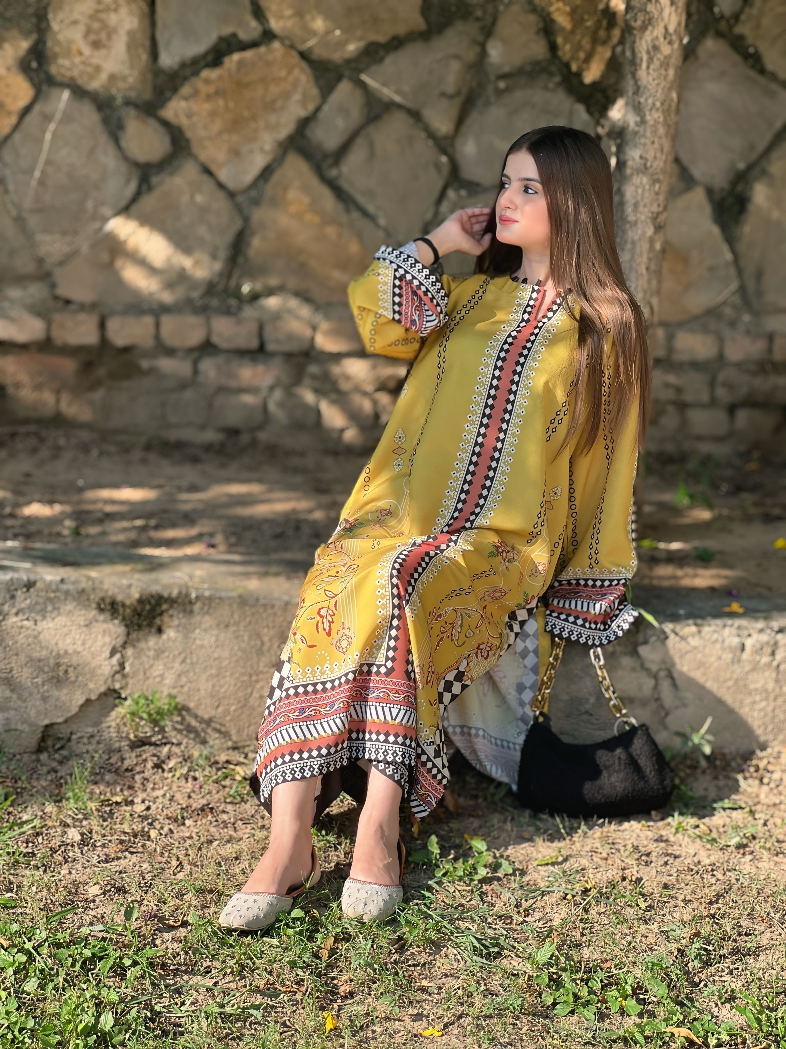 YELLOW BLUSH Co Ords 2 pc set