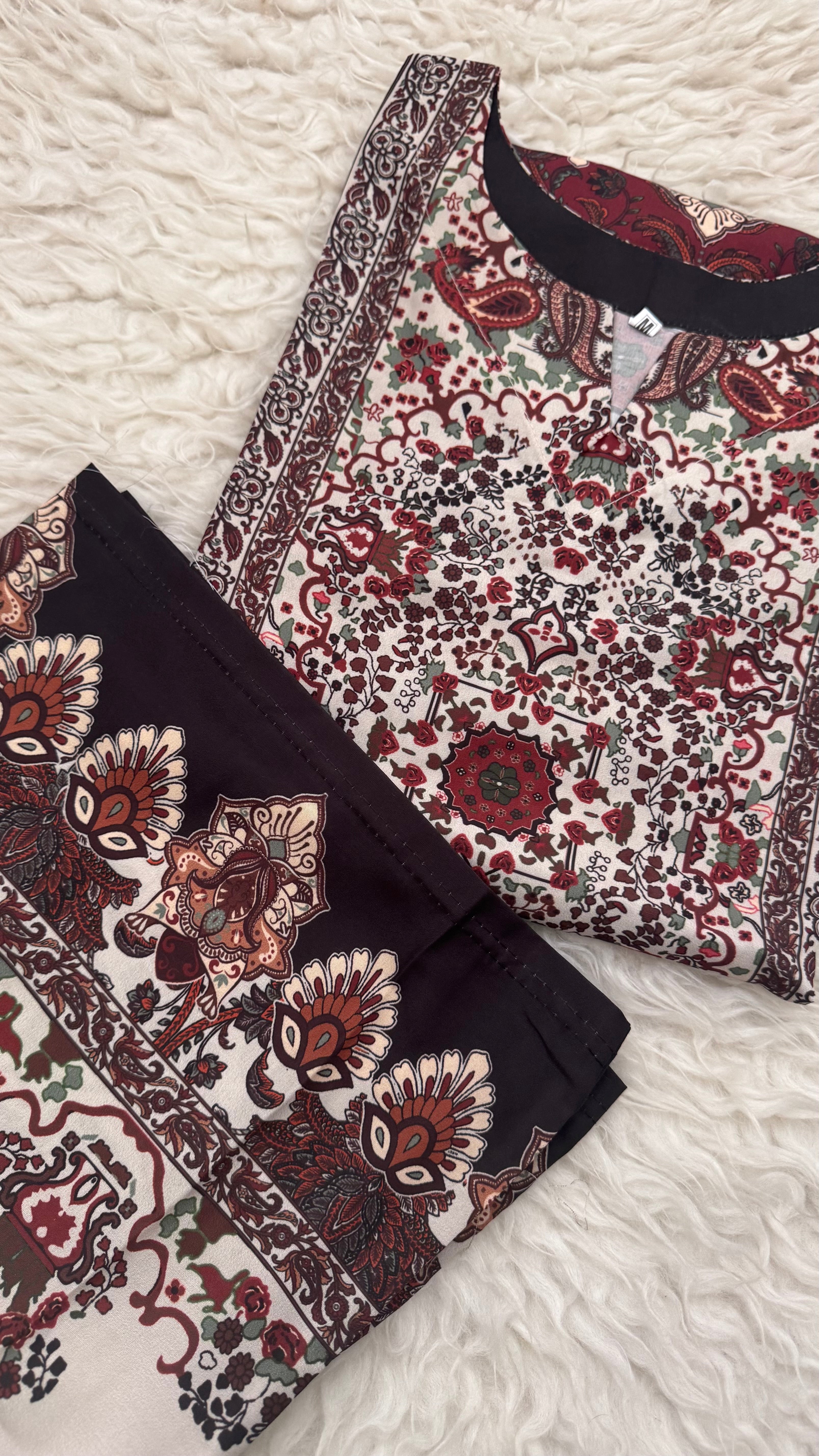 REGAL RUST digital print Co Ords set