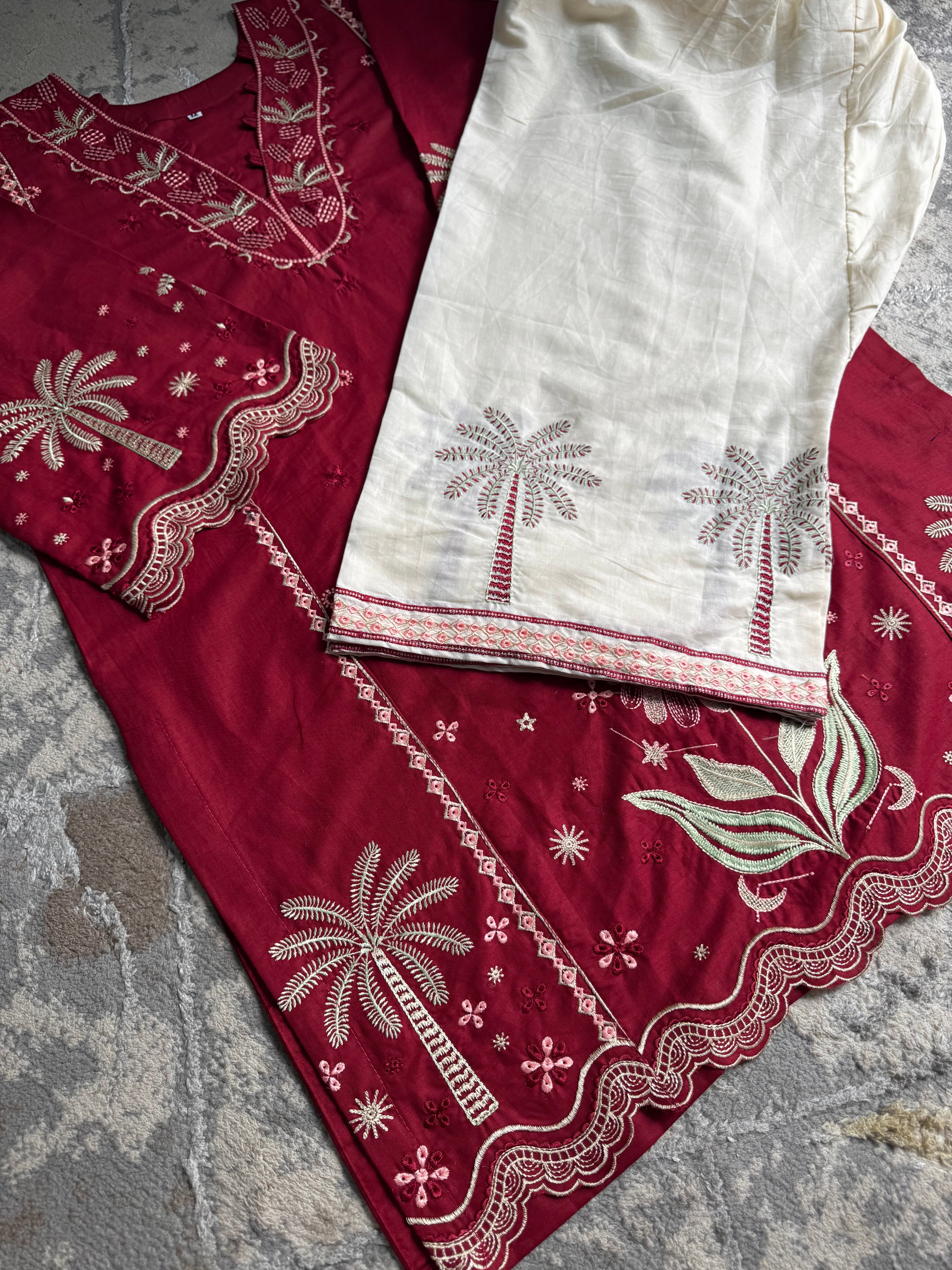 SABA Embroidered 2 pc