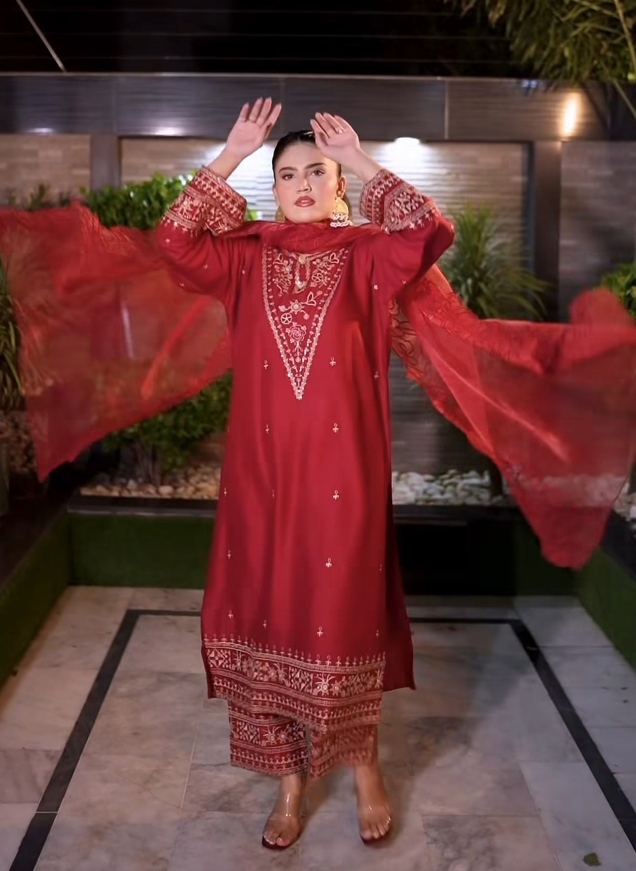 ZAREEN Embroidered 3 pc set