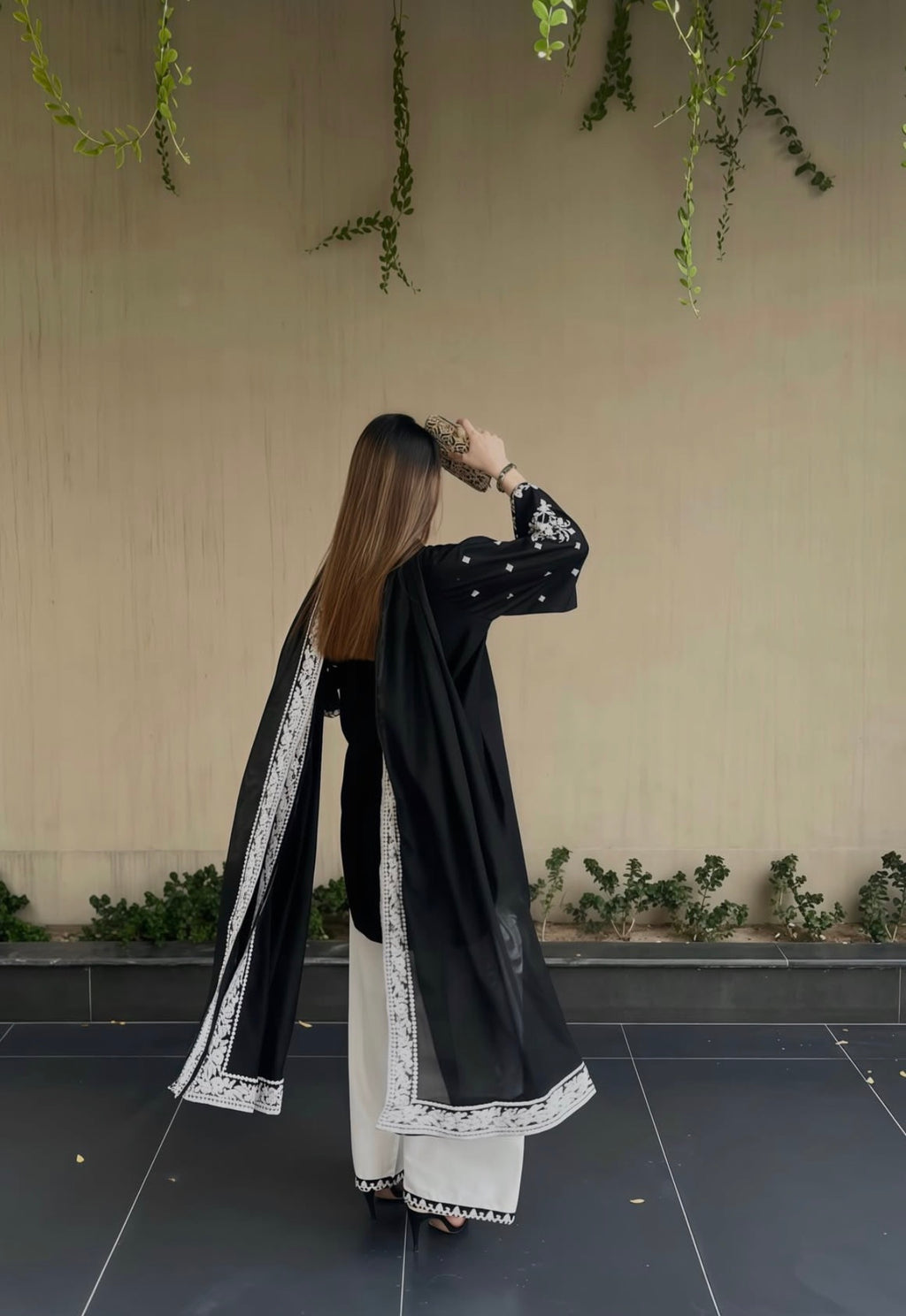 2 piece - LAAJ embroidered (Shirt and trouser)