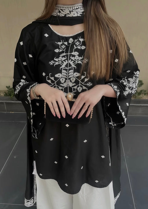 2 piece - LAAJ embroidered (Shirt and trouser)