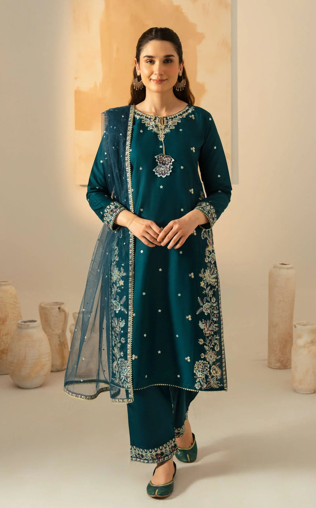 HAZEL Embroidered 3 pc