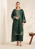 WAREESHA Embroidered 3 pc