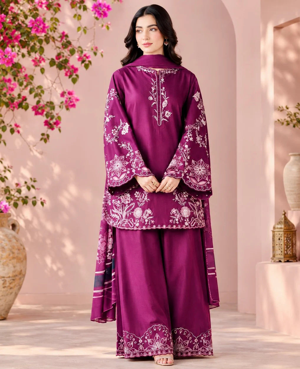 ZOHRA Embroidered 3 pc