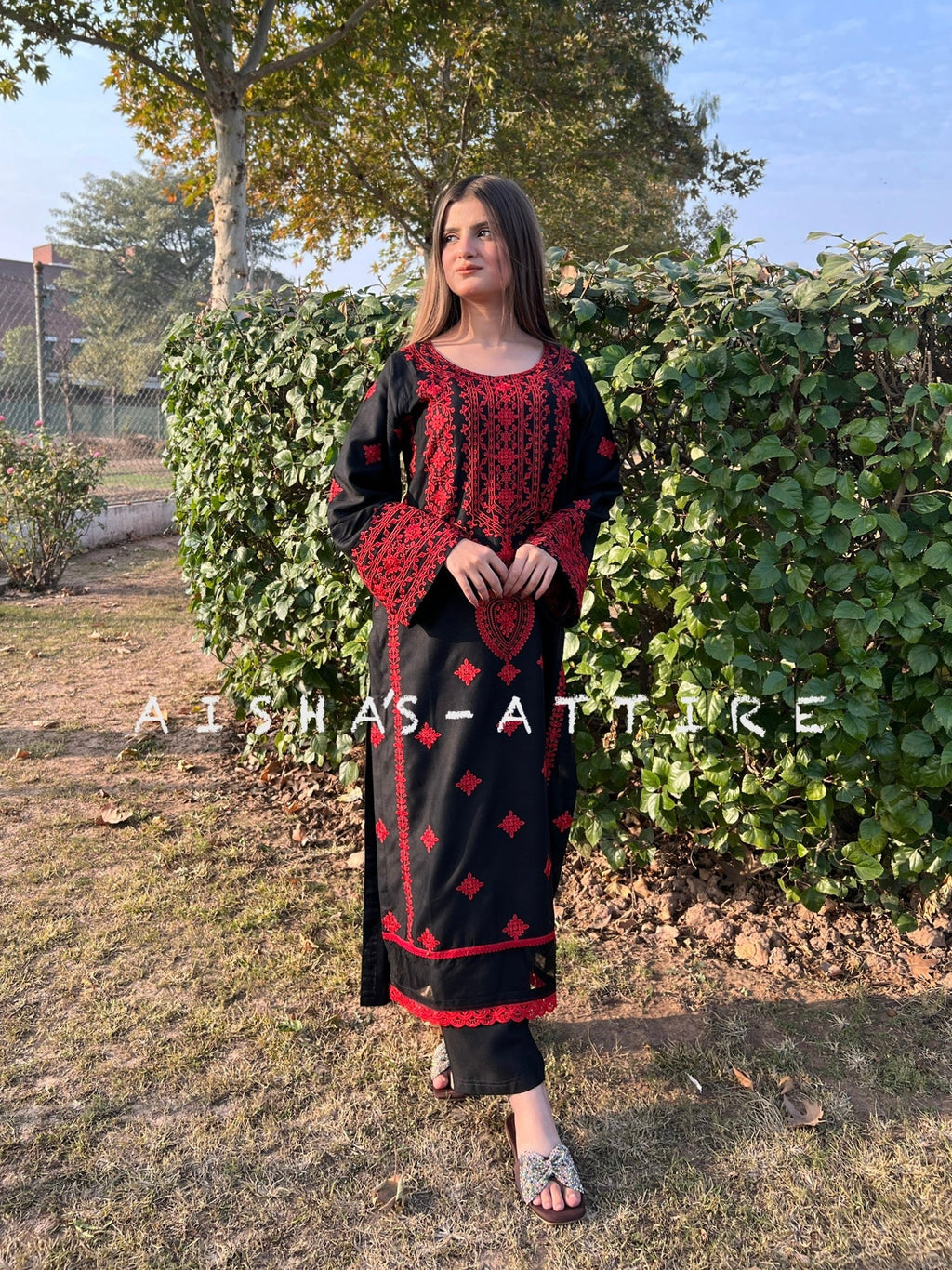 GLAZE Embroidered 2 pc