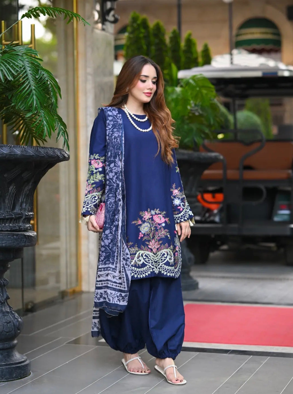 NILAYA Embroidered 3 pc