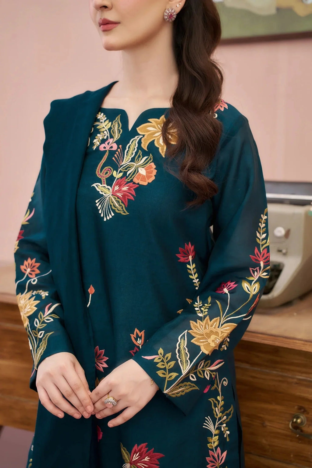 FIZZAH Embroidered 3 pc