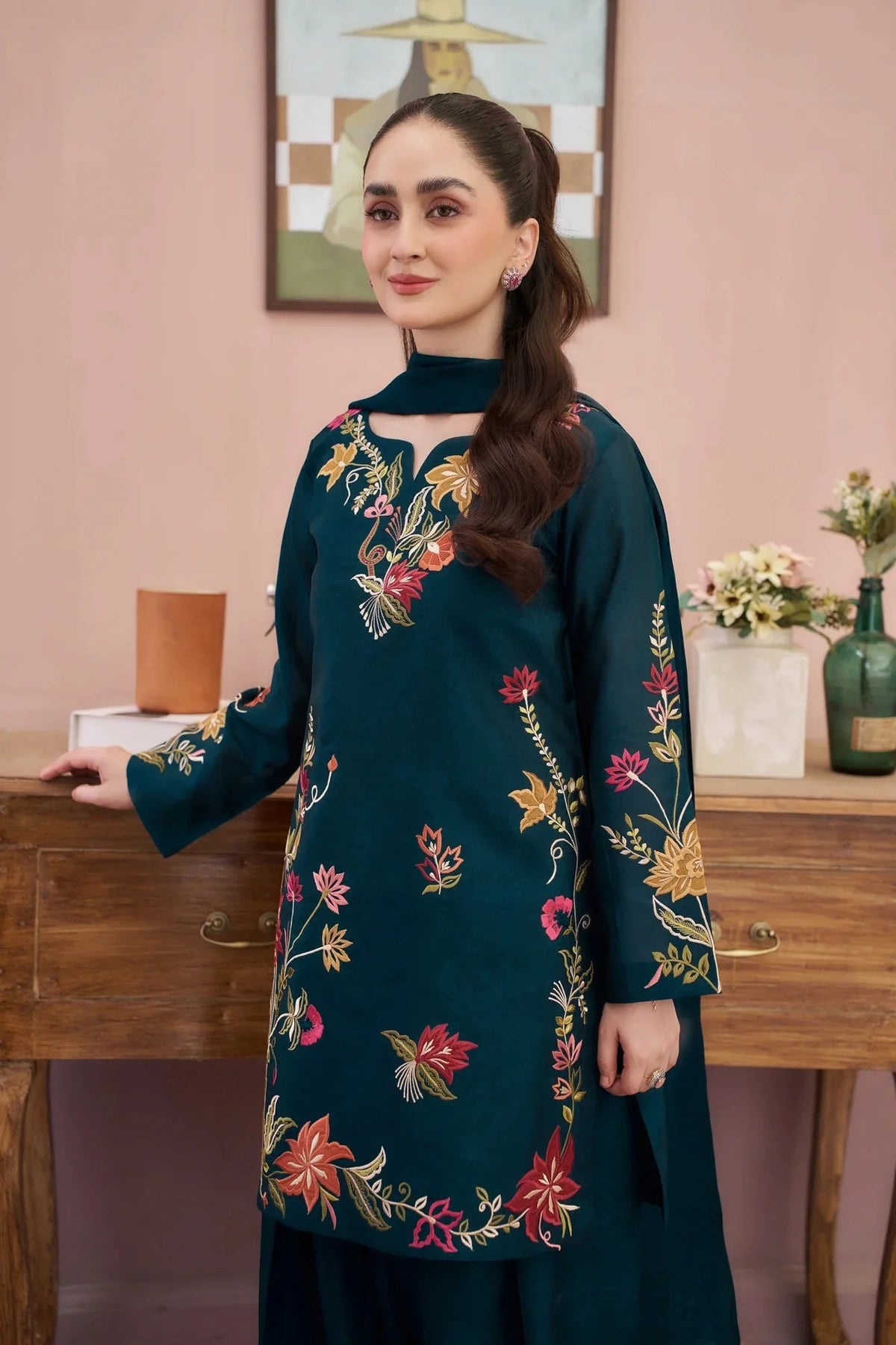 FIZZAH Embroidered 3 pc