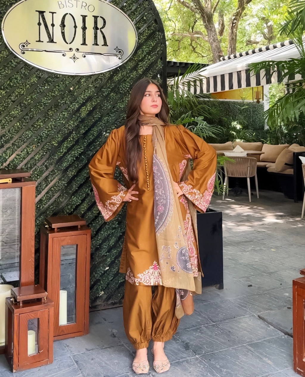 DELARA Embroidered 3 pc