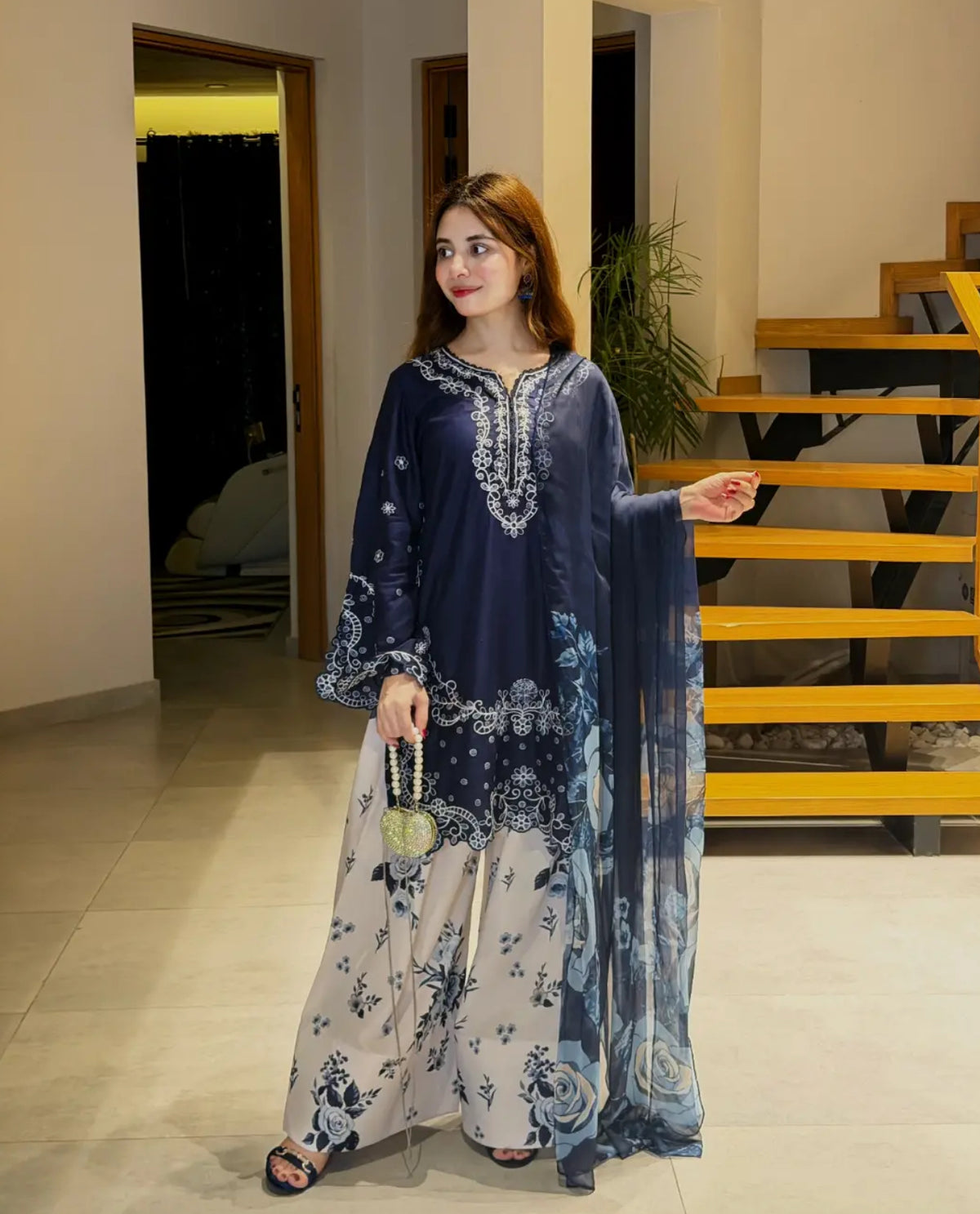 GUL E JAAN Embroidered 3 pc